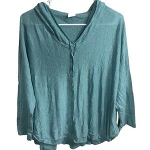 Poetry hooded‎ Fine linen tunic